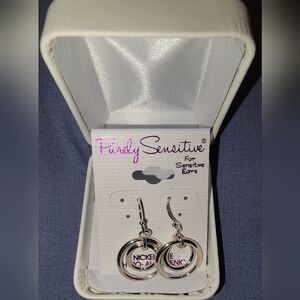 Silvertone Dangle Earrings